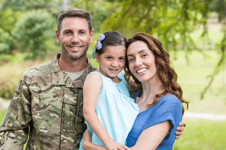 Soldier's family