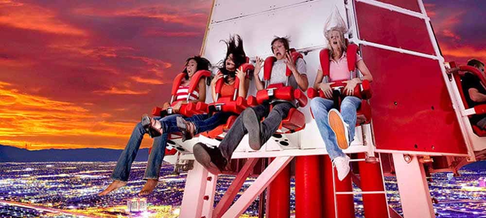 Adrenaline at Las Vegas Stratosphere Tower Stock Image - Image of night,  adrenaline: 122755291