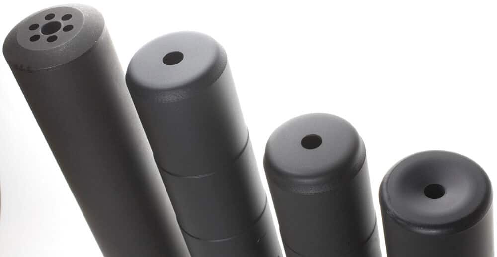 different types of gun suppressors