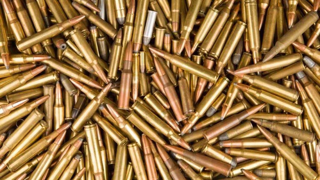 pile of bullets