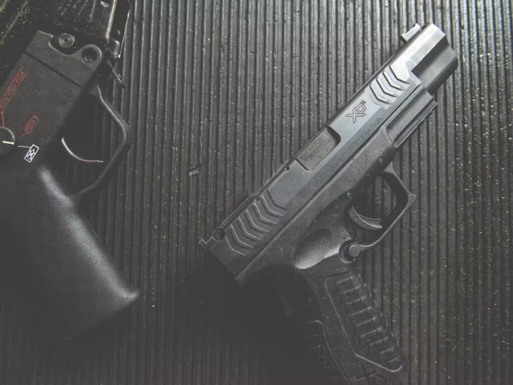 two pistols