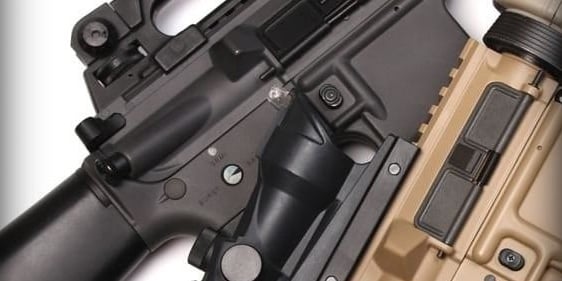 The Range702 closeup of 2 guns