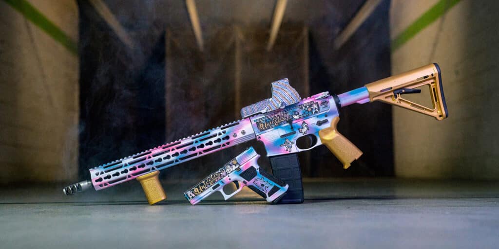 unicorn machine gun and pistol