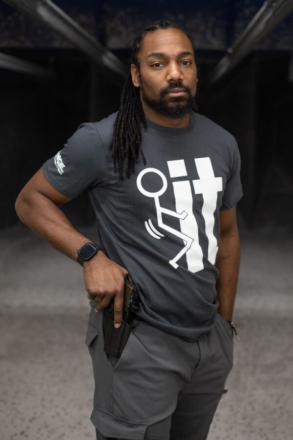 A Man Posing At The Range 702.