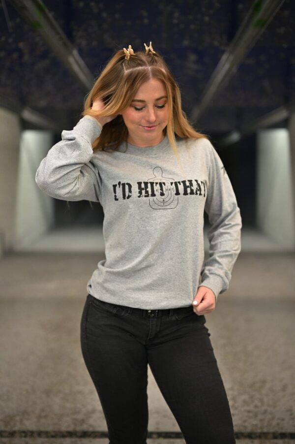 A woman posing at The Range 702.