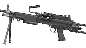 m249 saw light machine gun